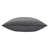Striped Grey Cushions - Savoy Stripe Velvet Cushion Cover Charcoal Paoletti