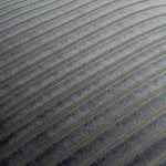 Striped Grey Cushions - Savoy Stripe Velvet Cushion Cover Charcoal Paoletti