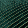 Striped Green Cushions - Savoy Stripe Velvet Cushion Cover Emerald Paoletti