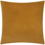 Striped Yellow Cushions - Savoy Stripe Velvet Cushion Cover Gold Paoletti