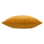 Striped Yellow Cushions - Savoy Stripe Velvet Cushion Cover Gold Paoletti