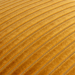 Striped Yellow Cushions - Savoy Stripe Velvet Cushion Cover Gold Paoletti
