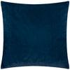 Striped Blue Cushions - Savoy Stripe Velvet Cushion Cover Navy Paoletti
