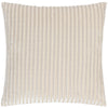 Striped Cream Cushions - Savoy Stripe Velvet Cushion Cover Oyster Paoletti