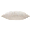 Striped Cream Cushions - Savoy Stripe Velvet Cushion Cover Oyster Paoletti