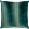 Striped Blue Cushions - Savoy Stripe Velvet Cushion Cover Teal Paoletti