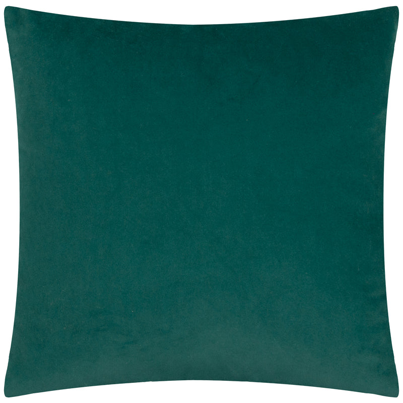 Striped Blue Cushions - Savoy Stripe Velvet Cushion Cover Teal Paoletti