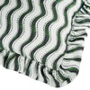Abstract Green Cushions - Summer Solstice Wiggly Stripe Outdoor Cushion Cover Green Furn