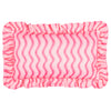 Abstract Pink Cushions - Summer Solstice Wiggly Stripe Outdoor Cushion Cover Hot Pink Furn