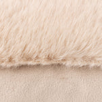 Paoletti Stanza Faux Fur Cushion Cover in Brulee