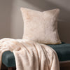 Paoletti Stanza Faux Fur Cushion Cover in Brulee