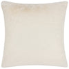 Paoletti Stanza Faux Fur Cushion Cover in Ecru