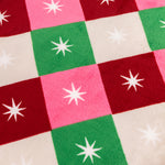 Geometric Multi Throws  - Star Sherpa Fleece Throw Multicolour Furn