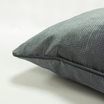 Paoletti Stella Embossed Texture Cushion Cover in Graphite