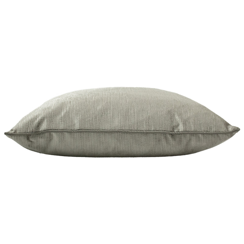 Paoletti Stella Embossed Texture Cushion Cover in Silver