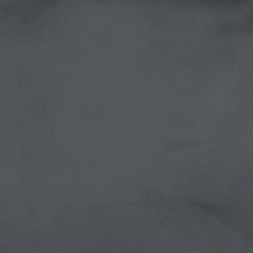 Voyage Maison Stella Plain Velvet Fabric in Dark Grey