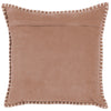 Plain Pink Cushions - Stitch Embroidered Cushion Cover Coral Additions