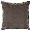 Plain Grey Cushions - Stitch Embroidered Cushion Cover Iron Additions