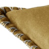 Plain Yellow Cushions - Stitch Embroidered Cushion Cover Mustard Additions