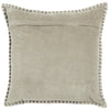 Plain Cream Cushions - Stitch Embroidered Cushion Cover Quartz Additions