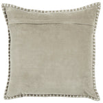 Plain Cream Cushions - Stitch Embroidered Cushion Cover Quartz Additions