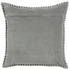 Plain Grey Cushions - Stitch Embroidered Cushion Cover Steel Additions