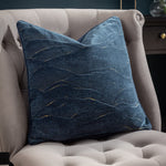 Paoletti Stratus Cushion Cover in Navy