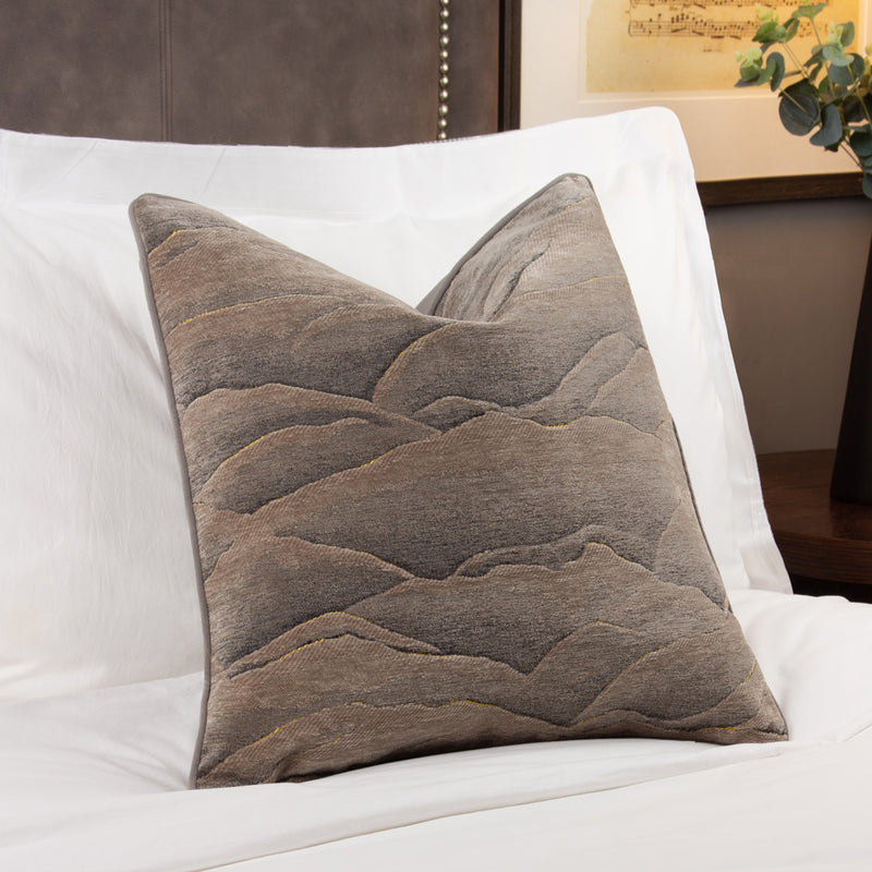 Paoletti Stratus Cushion Cover in Taupe