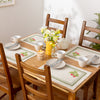 Floral Green Accessories - Strawberry Set of 4 Indoor/Outdoor Placemats Green Evans Lichfield