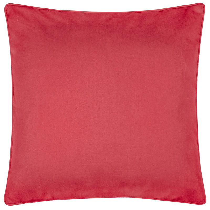  Cushions - Strawberry Thief Outdoor Cushion Cover Coral/Leaf Green Morris & Co