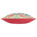  Cushions - Strawberry Thief Outdoor Cushion Cover Coral/Leaf Green Morris & Co