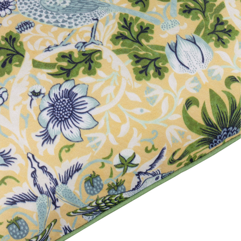  Cushions - Strawberry Thief Outdoor Cushion Cover Sunflower Morris & Co
