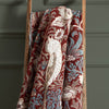 Floral Red Throws - Strawberry Thief Jacquard Throw Berry Morris & Co