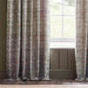 Animal Beige Curtains - Strawberry Thief Jacquard Floral Pencil Pleat Curtains Biscuit Morris & Co