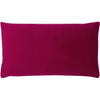 Paoletti Sunningdale Velvet Rectangular Cushion Cover in Cerise