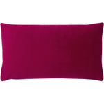 Paoletti Sunningdale Velvet Rectangular Cushion Cover in Cerise