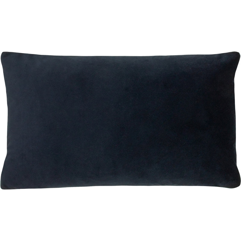 Paoletti Sunningdale Velvet Rectangular Cushion Cover in Midnight