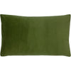 Paoletti Sunningdale Velvet Rectangular Cushion Cover in Olive