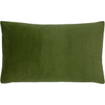 Paoletti Sunningdale Velvet Rectangular Cushion Cover in Olive