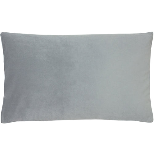 Paoletti Sunningdale Velvet Rectangular Cushion Cover in Platinum