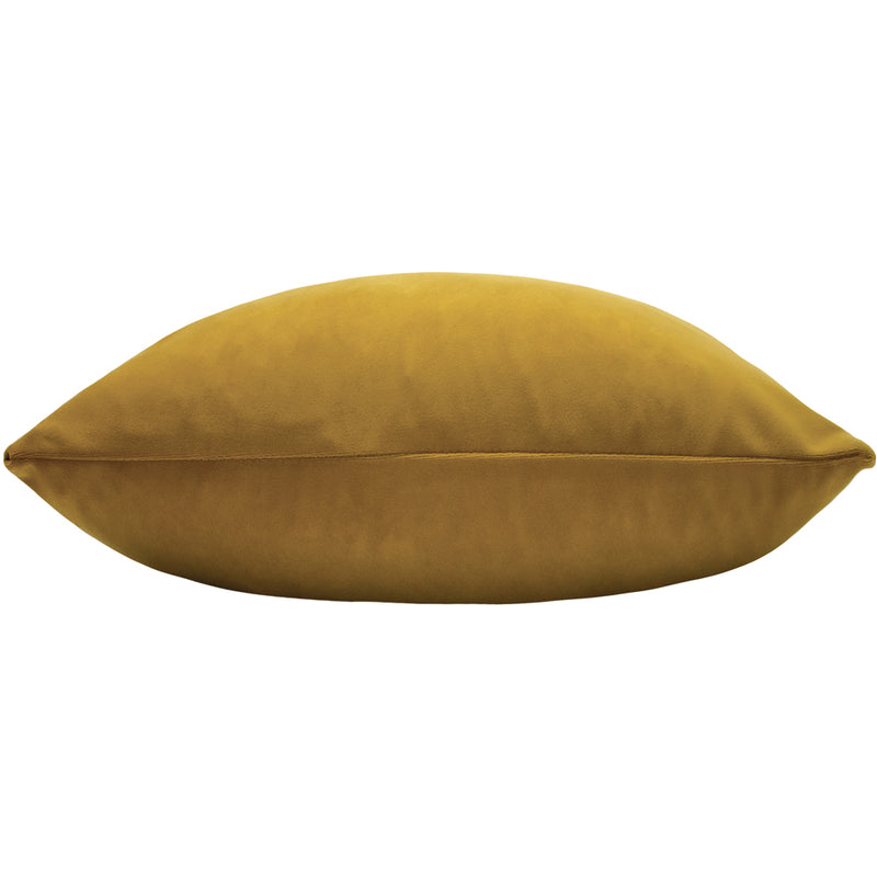 Paoletti Sunningdale Velvet Rectangular Cushion Cover in Saffron