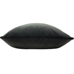 Paoletti Sunningdale Velvet Square Cushion Cover in Charcoal