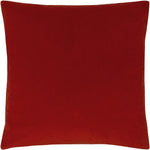 Paoletti Sunningdale Velvet Square Cushion Cover in Flame