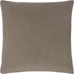 Paoletti Sunningdale Velvet Square Cushion Cover in Mink