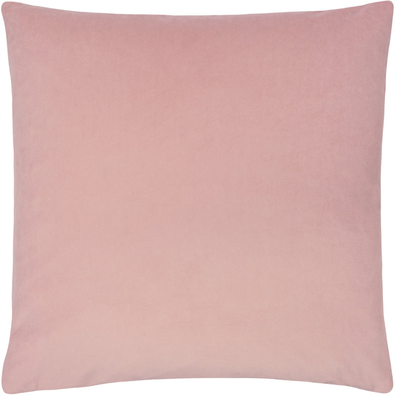 Paoletti Sunningdale Velvet Square Cushion Cover in Powder