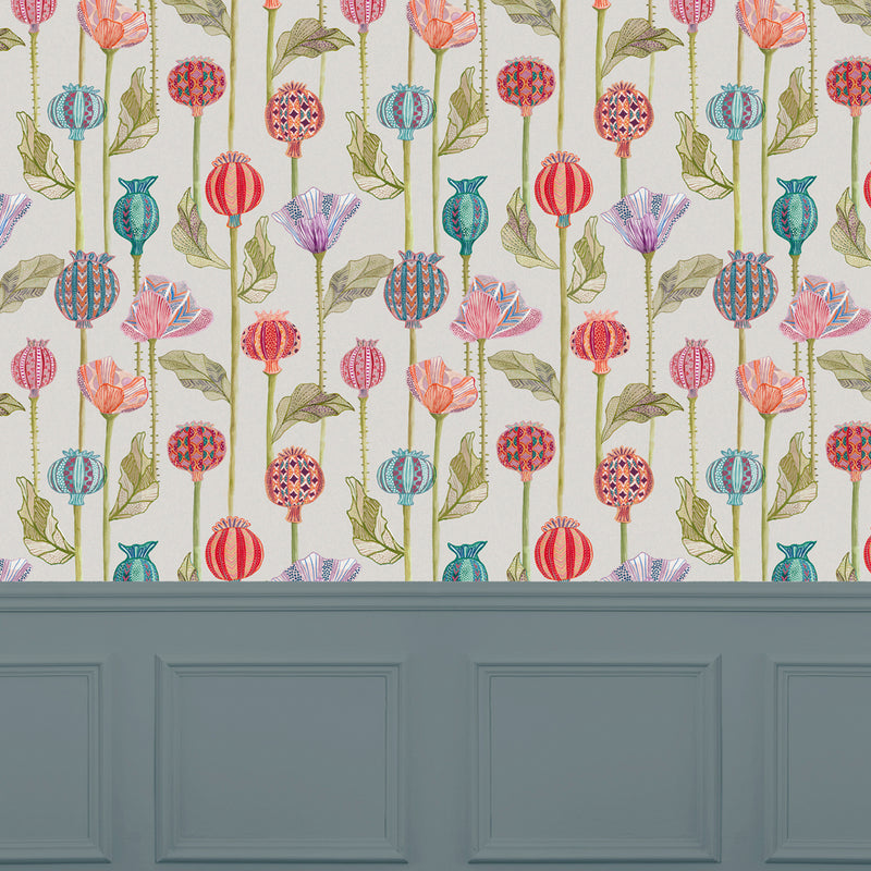 Voyage Maison Sutami 1.4m Wide Width Wallpaper in Carnival