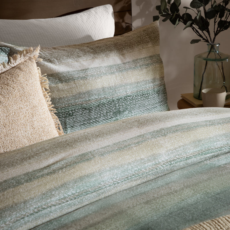 Swift Brushed Cotton Duvet Cover Set Eucalyptus