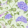 Floral Blue Wallpaper - Sylvana  1.4m Wide Width Wallpaper (By The Metre) Sage Voyage Maison