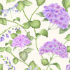 Floral Purple Wallpaper - Sylvana  1.4m Wide Width Wallpaper (By The Metre) Violet Voyage Maison