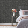 Paoletti Symphony Vinyl Wallpaper Sample in Black